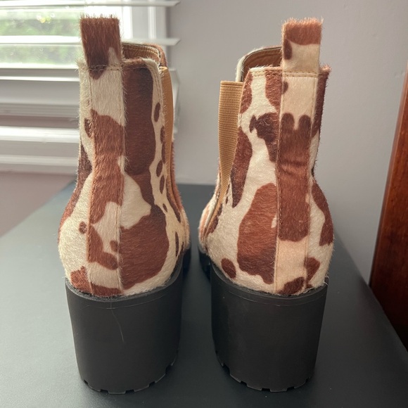 Cow Print Boots - Picture 3 of 4